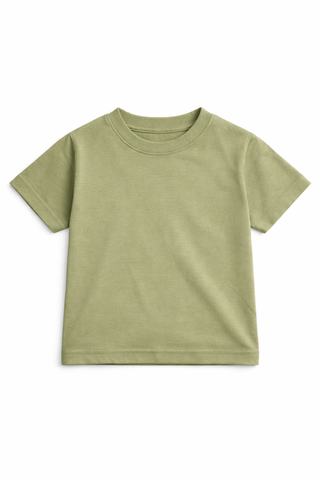 Cotton drop shoulder T shirt(Muted olive)