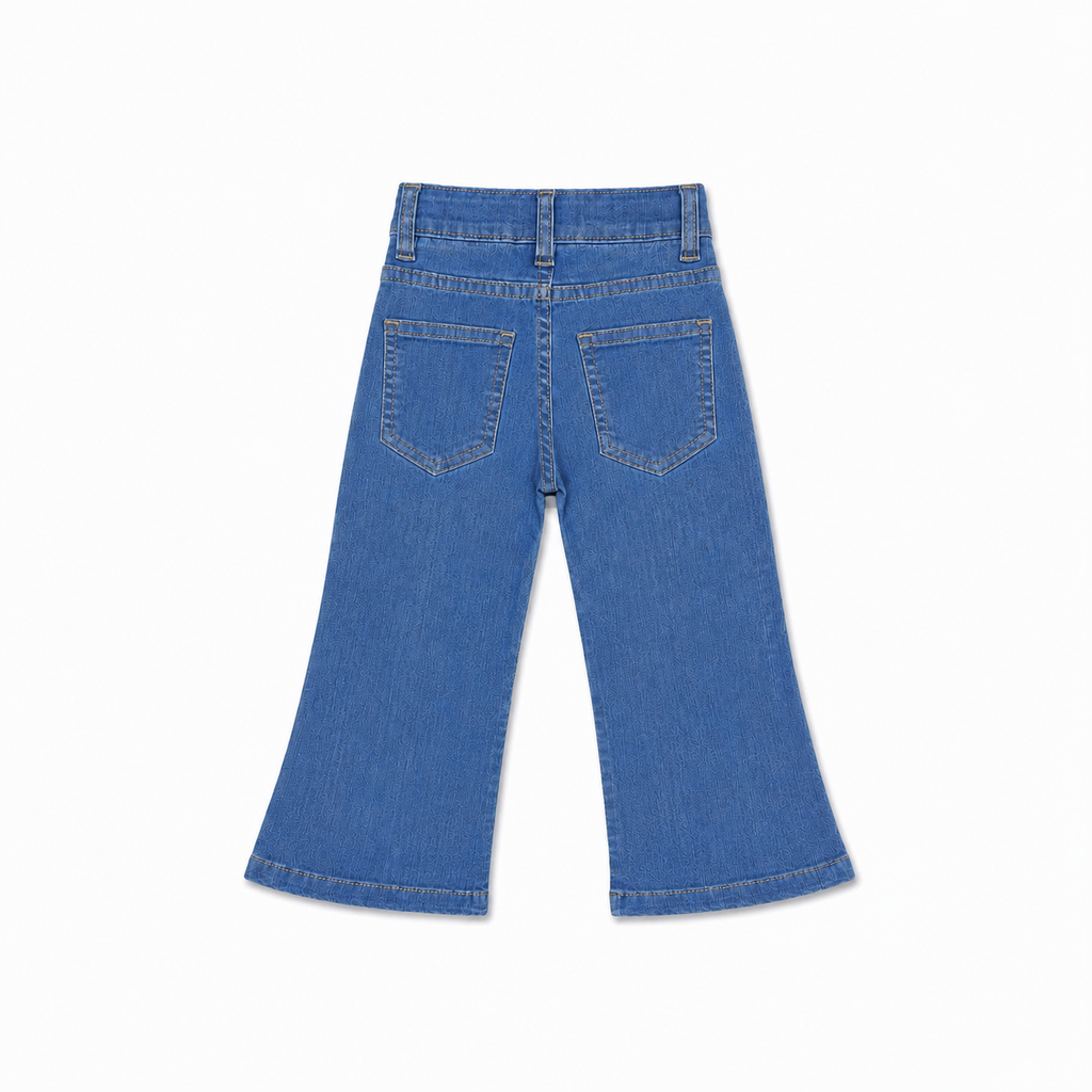 Boys Boot Cut Denim Jeans(Ice Blue)