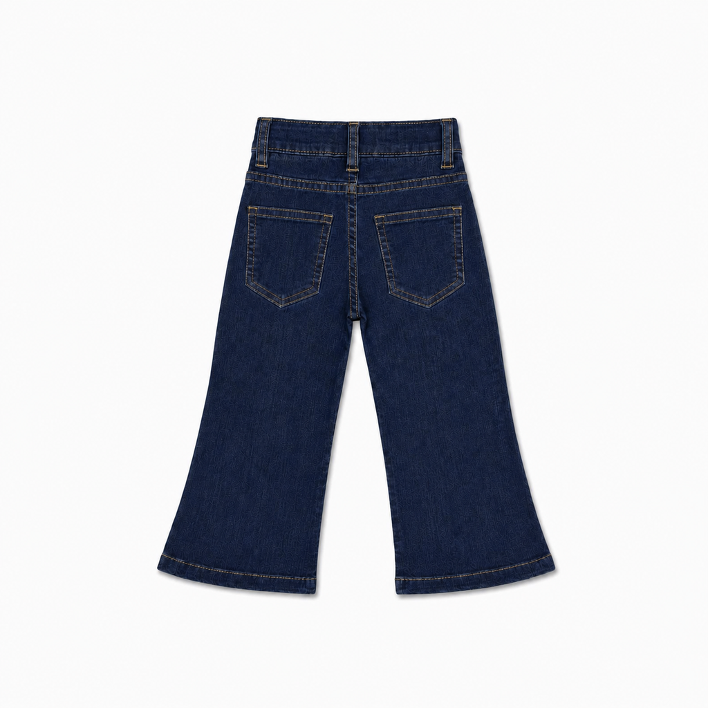 Boys Boot Cut Denim Jeans(Midnight Blue)