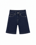 Boys Allover denim shorts(Midnight indigo)