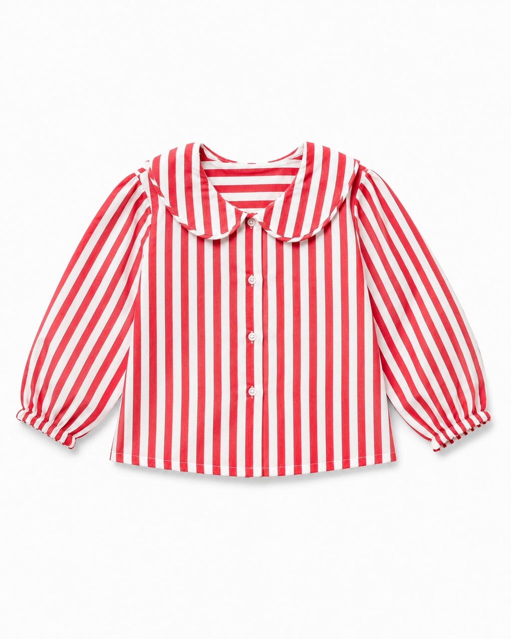 Classic Gingham Collar Shirt(Candy Pink Stripe)