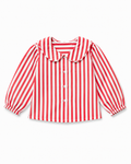 Classic Gingham Collar Shirt(Candy Pink Stripe)