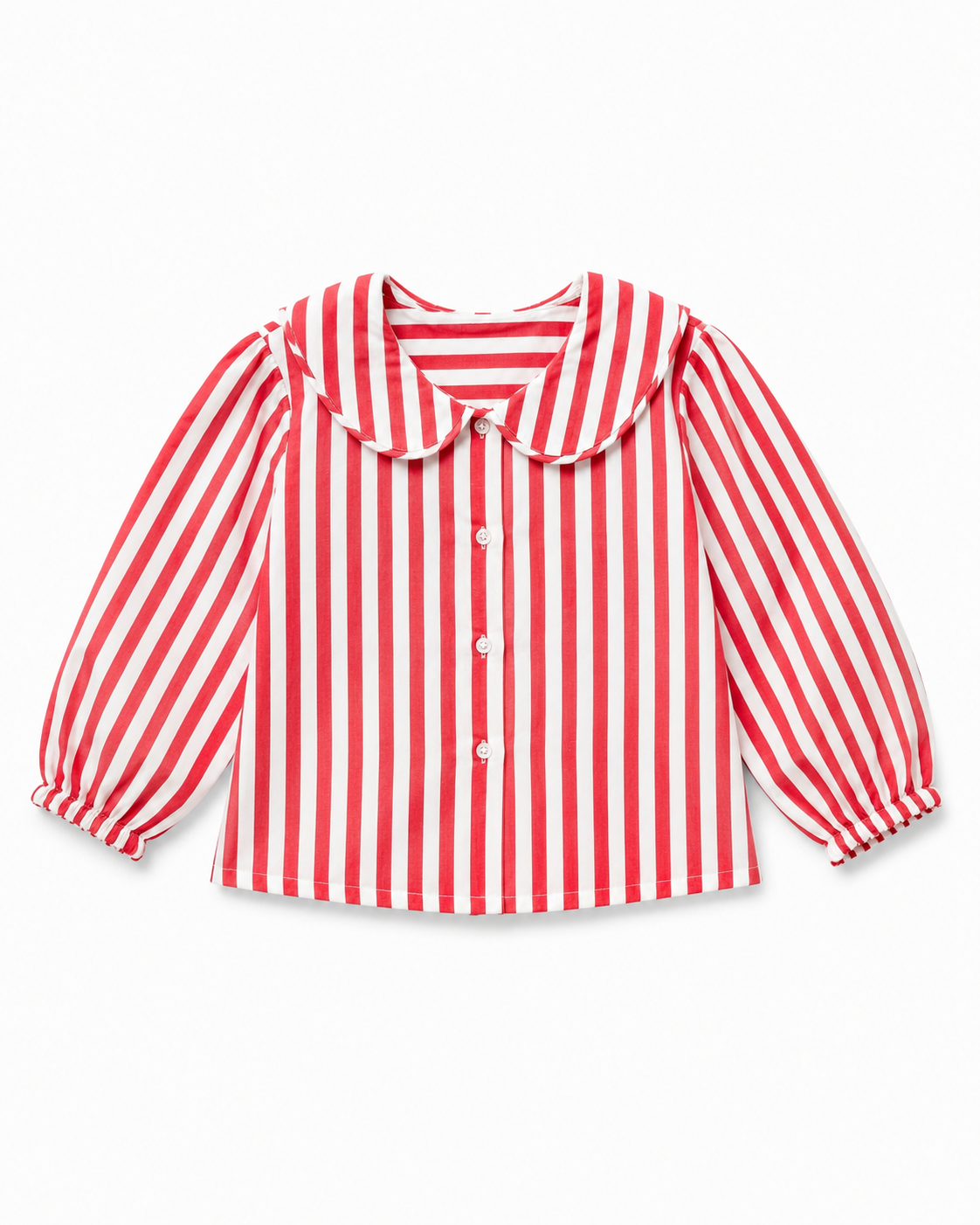 Classic Gingham Collar Shirt(Candy Pink Stripe)