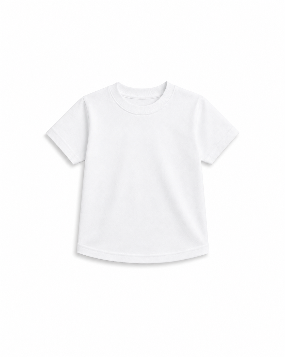 Cotton drop shoulder T shirt(Artic White)