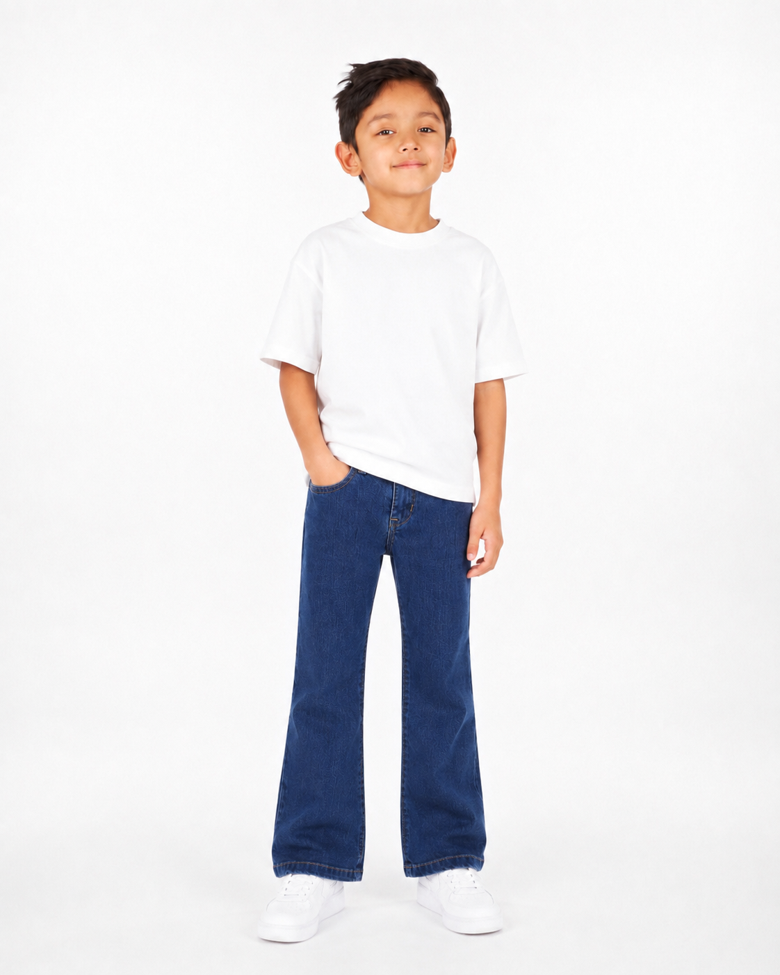 Boys Boot Cut Denim Jeans(Hudson Blue)