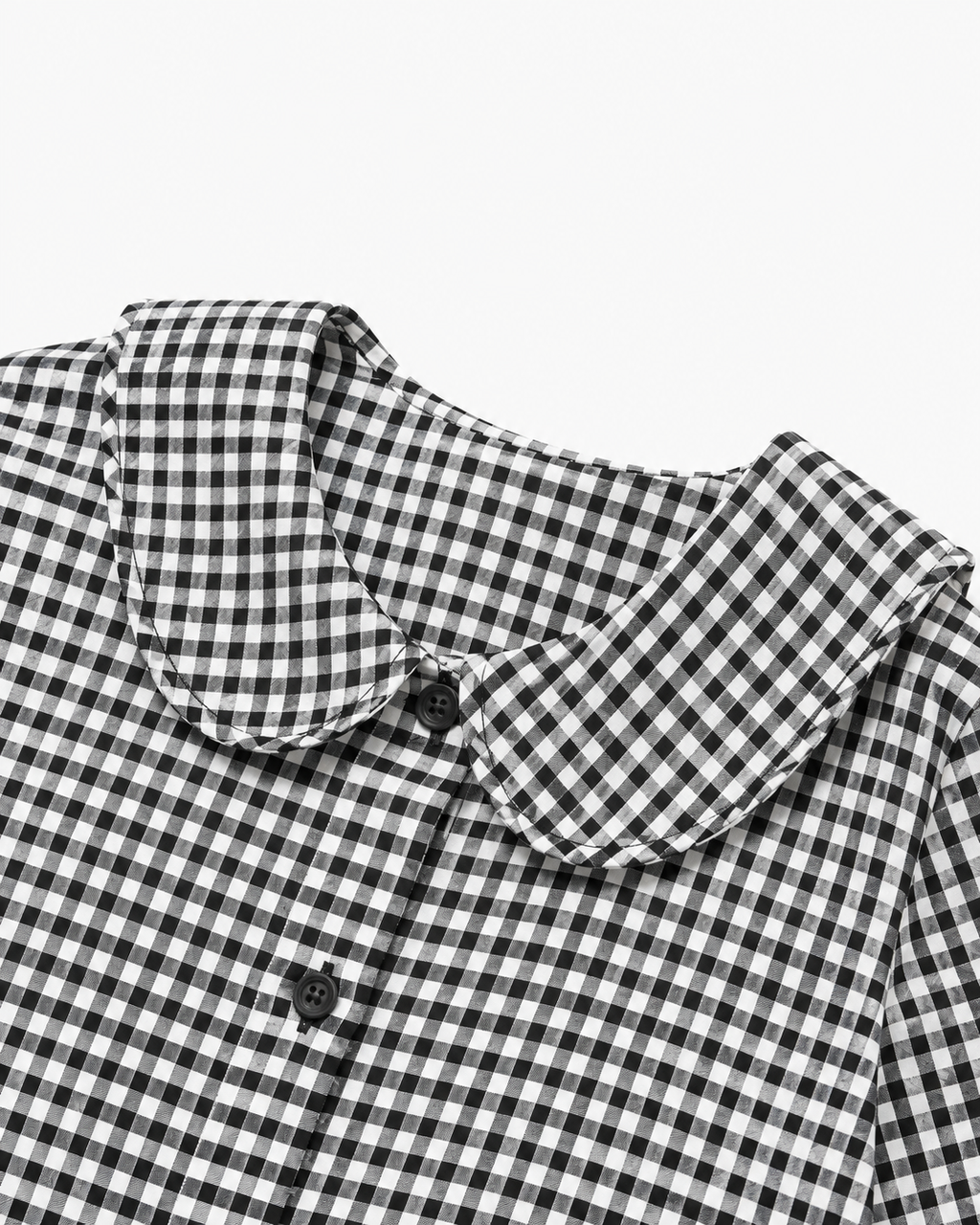 Classic Gingham Collar Shirt (Midnight Checks)