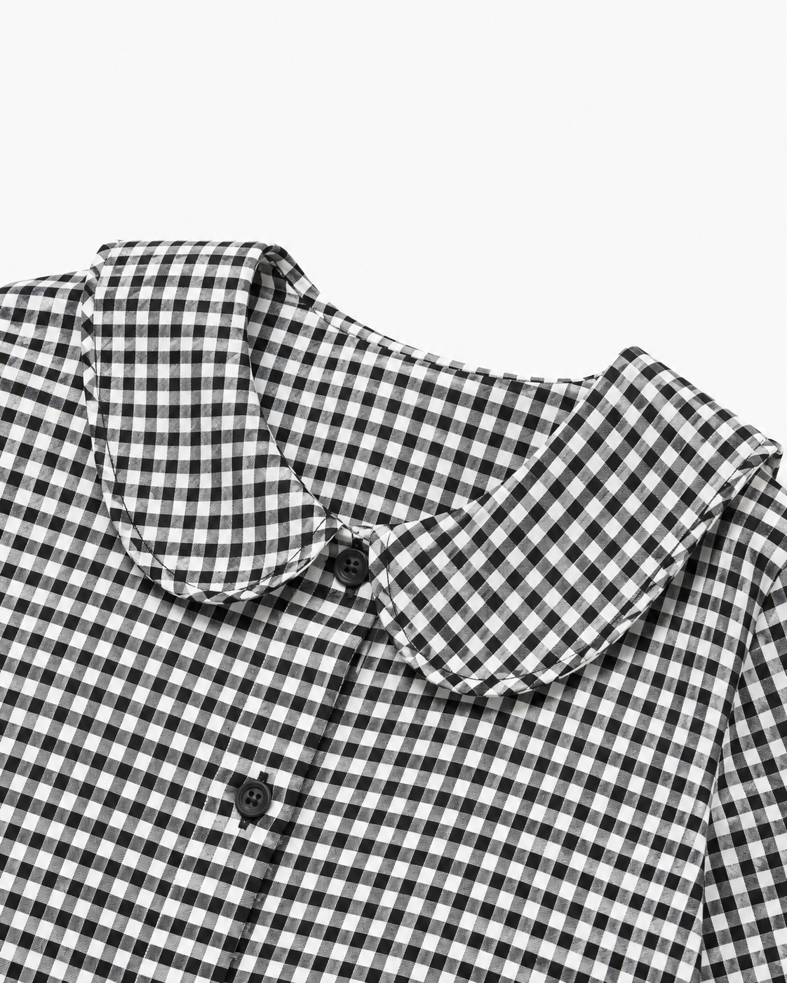 Classic Gingham Collar Shirt (Midnight Checks)
