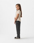 Girls Relaxed Straight Fit Jeans(Midnight Black)