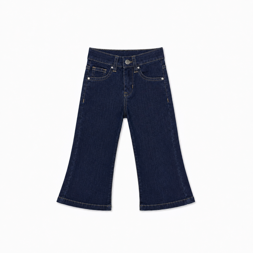 Boys Boot Cut Denim Jeans(Midnight Blue)