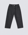 Relaxed Straight Fit Jeans(Midnight black)