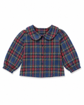 Classic Gingham Collar Shirt(Classic Navy Plaid)