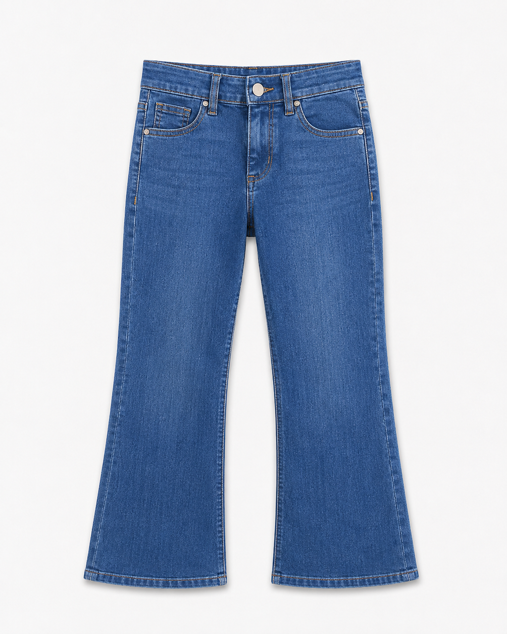 WIDE-LEG DENIM JEANS(ICE BLUE)