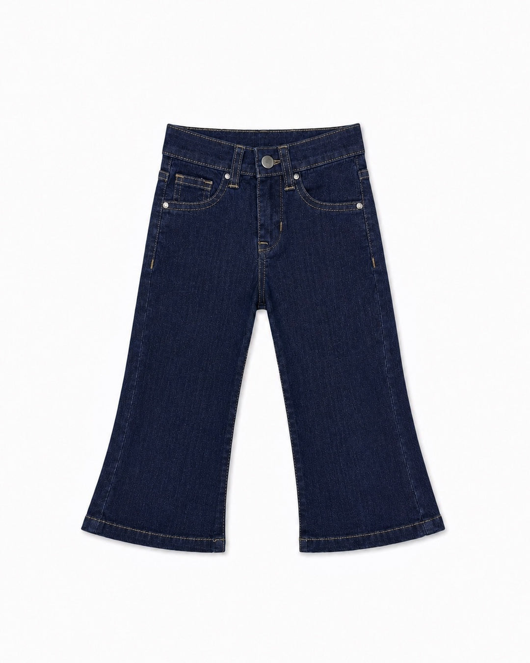 Girls Boot Cut Denim Jeans(MIDNIGHT BLUE)