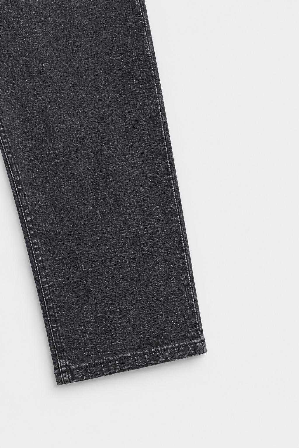 Relaxed Straight Fit Jeans(Midnight black)