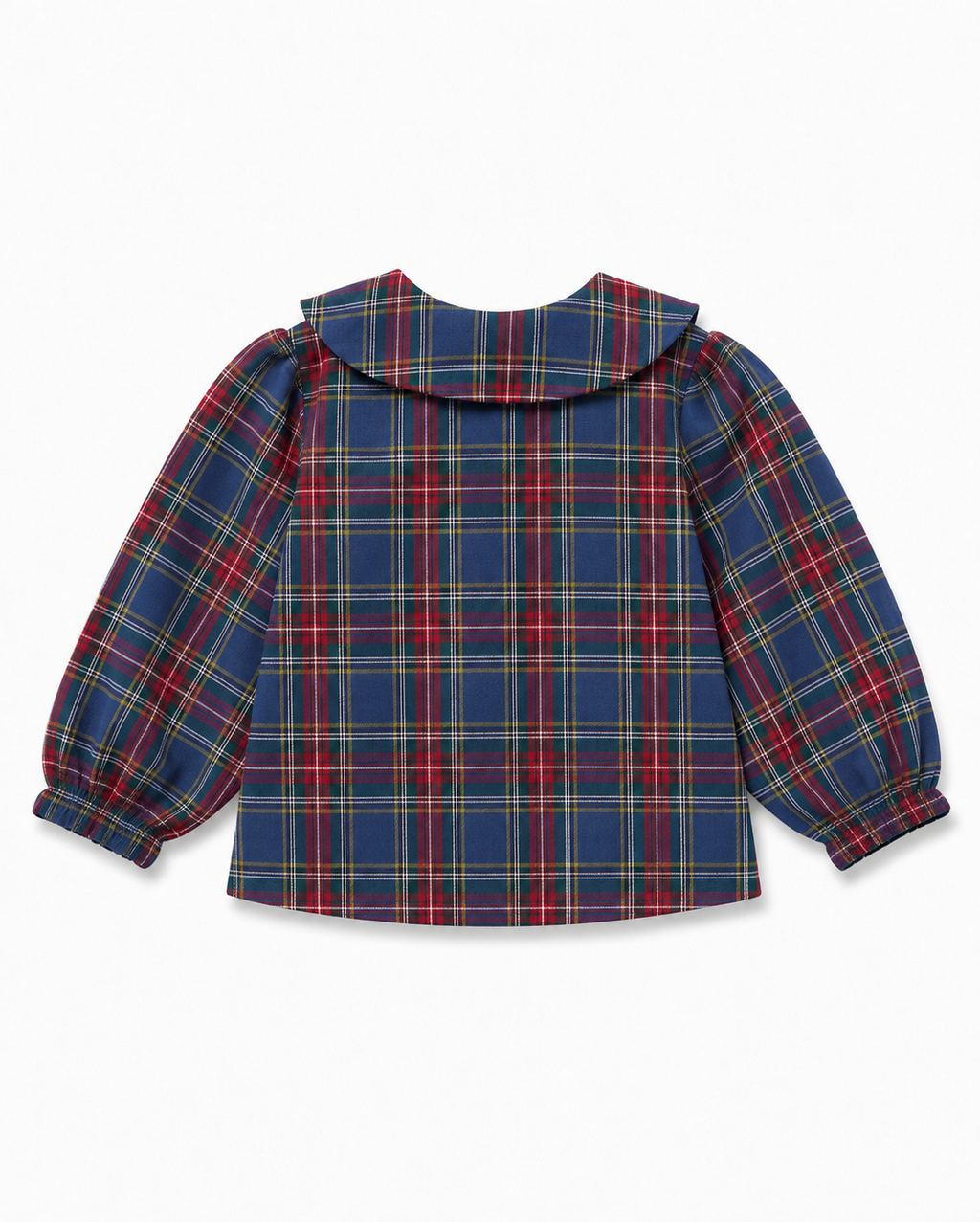 Classic Gingham Collar Shirt(Classic Navy Plaid)