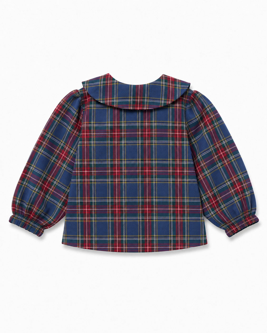Classic Gingham Collar Shirt(Classic Navy Plaid)