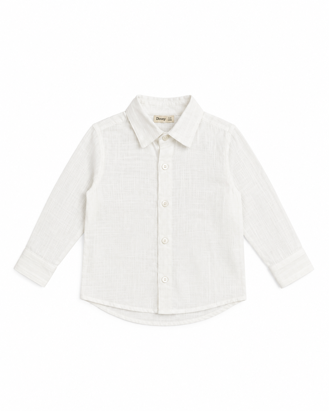 Linen Cotton Button Down Shirt(Off White)