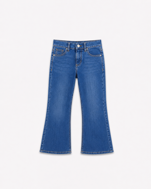 WIDE-LEG DENIM JEANS(ICE BLUE)