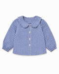 Classic Gingham Collar Shirt(Royal Blue checks)